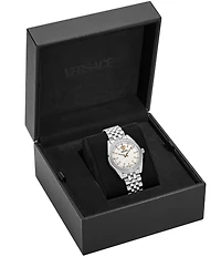 Versace Women's V-Code Analog Stainless Steel Bracelet Watch