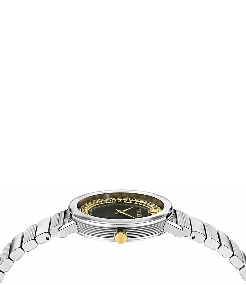 Versace Women's V-Libra Analog Stainless Steel Bracelet Watch