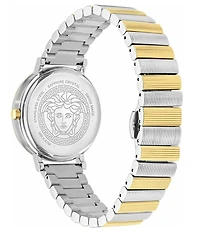 Versace Women's V-Libra Analog Two Tone Stainless Steel Bracelet Watch