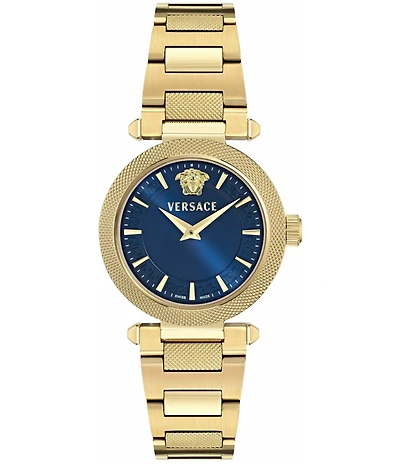 Versace Women's V-Musa Quartz Analog Gold Tone Stainless Steel Bracelet Watch