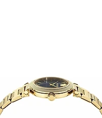 Versace Women's V-Musa Quartz Analog Gold Tone Stainless Steel Bracelet Watch