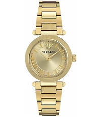 Versace Women's V-Musa Quartz Analog Gold Tone Stainless Steel Bracelet Watch