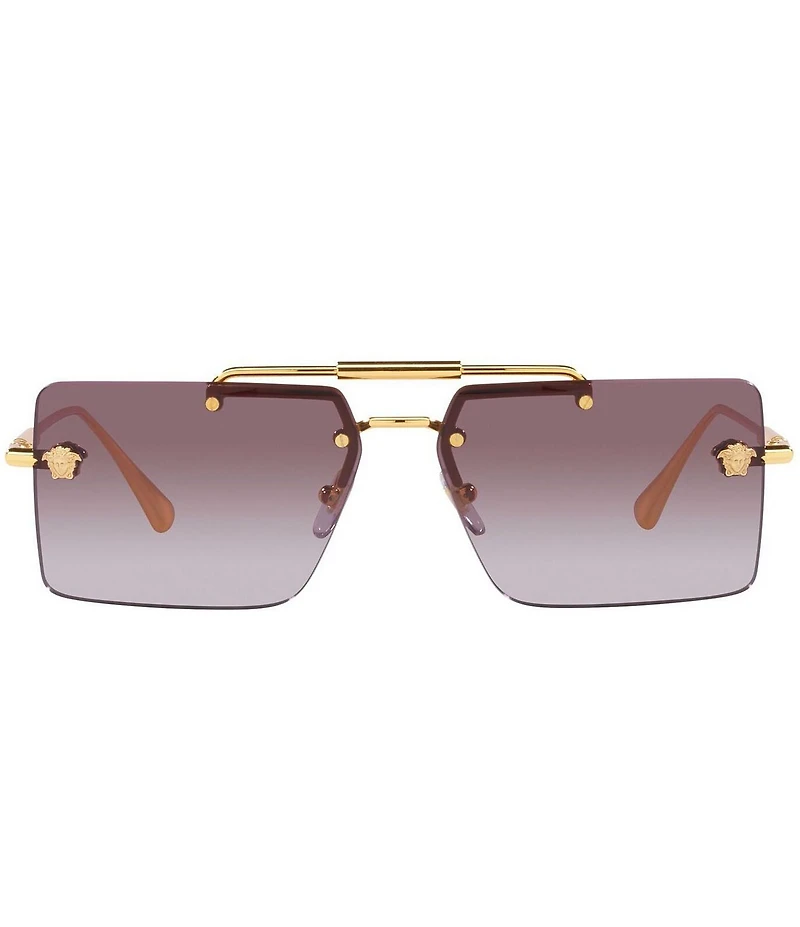 Versace Women's Ve2245 60mm Rectangle Sunglasses
