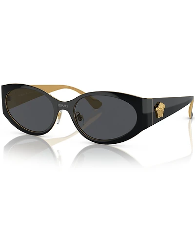 Versace Women's Ve2263 56mm Oval Sunglasses