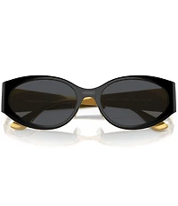 Versace Women's Ve2263 56mm Oval Sunglasses