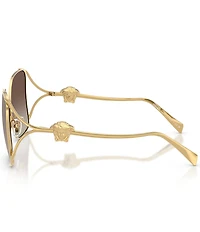 Versace Women's VE2288 62mm Square Mirrored Sunglasses