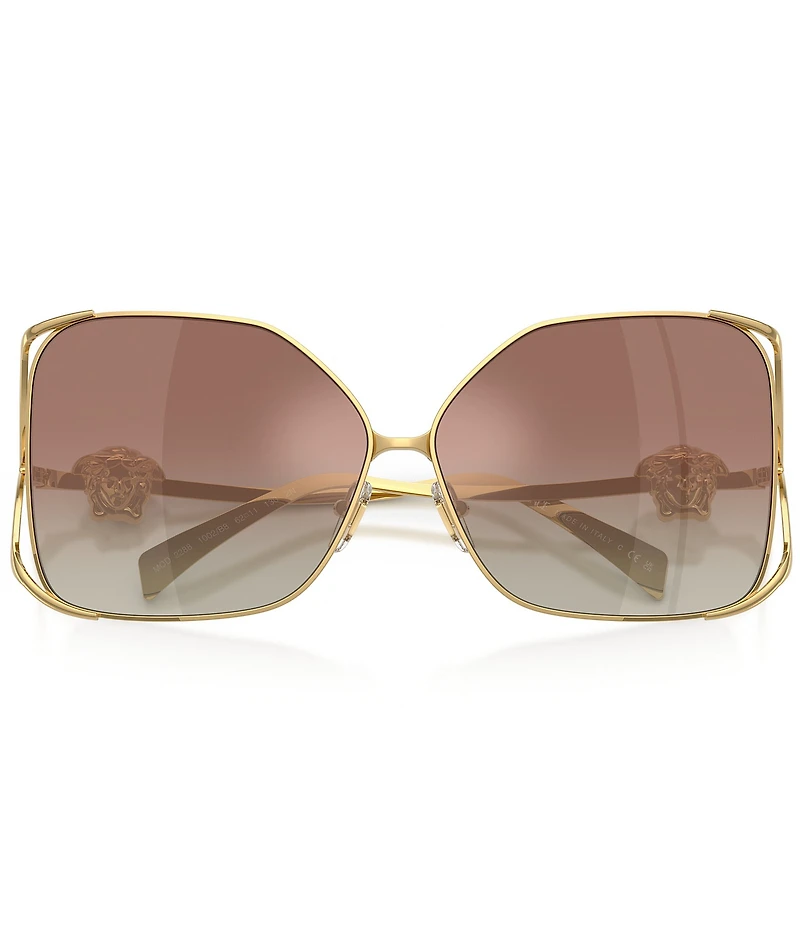 Versace Women's VE2288 62mm Square Mirrored Sunglasses