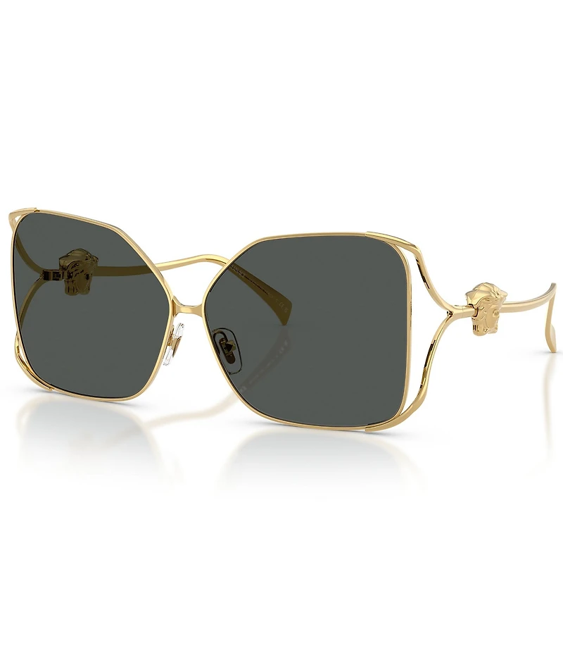 Versace Women's VE2288 62mm Square Mirrored Sunglasses