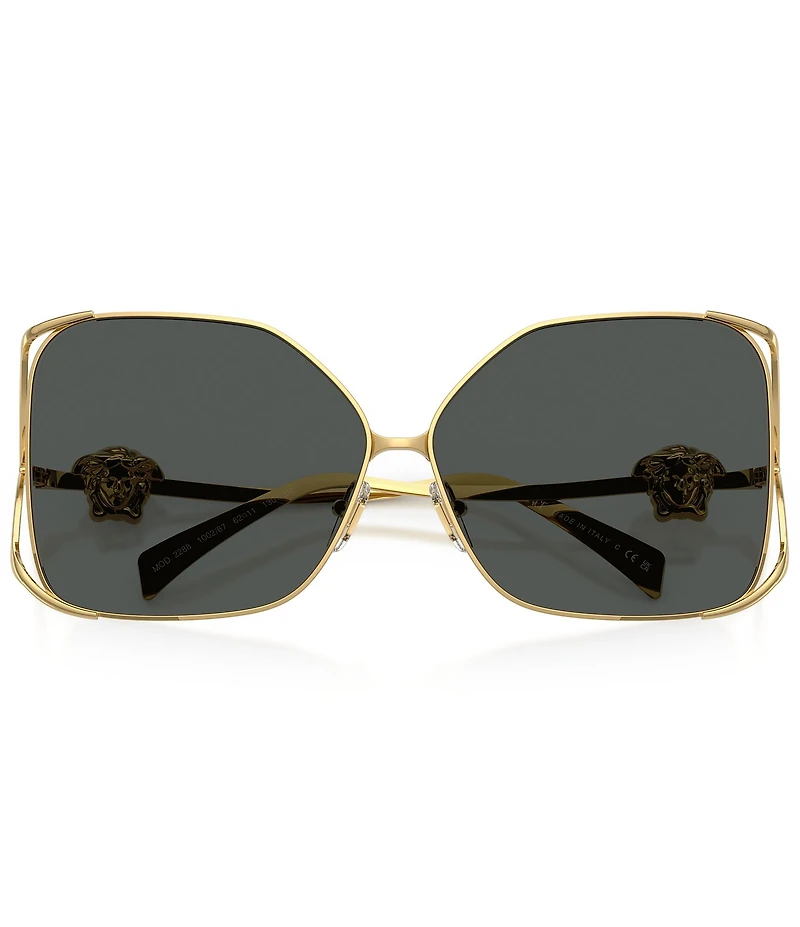 Versace Women's VE2288 62mm Square Mirrored Sunglasses