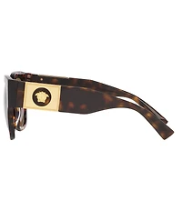 Versace VE4437U 54mm Tortoise Square Sunglasses