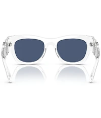 Versace Women's VE4479 52mm Transparent Pillow Sunglasses
