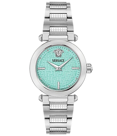 Versace Women's Versace Greek Analog Stainless Steel Bracelet Watch