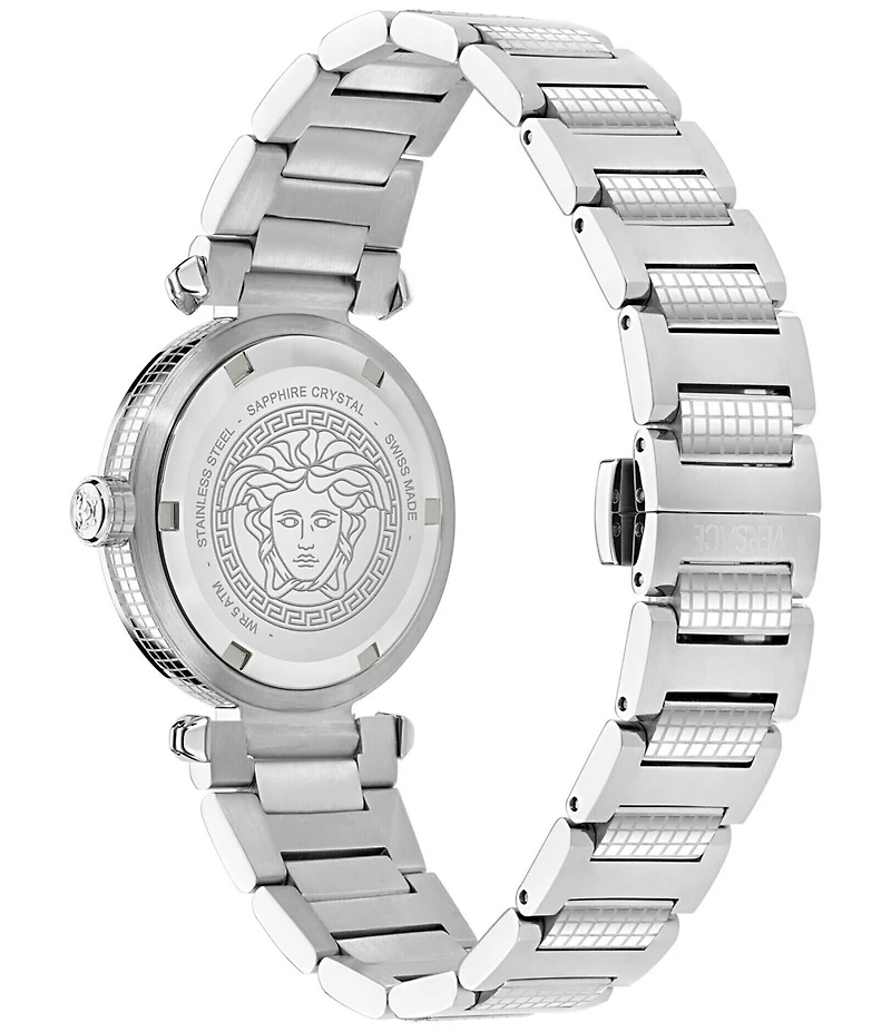 Versace Women's Versace Greek Analog Stainless Steel Bracelet Watch