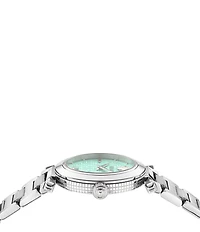 Versace Women's Versace Greek Analog Stainless Steel Bracelet Watch