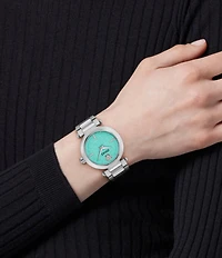 Versace Women's Versace Greek Analog Stainless Steel Bracelet Watch