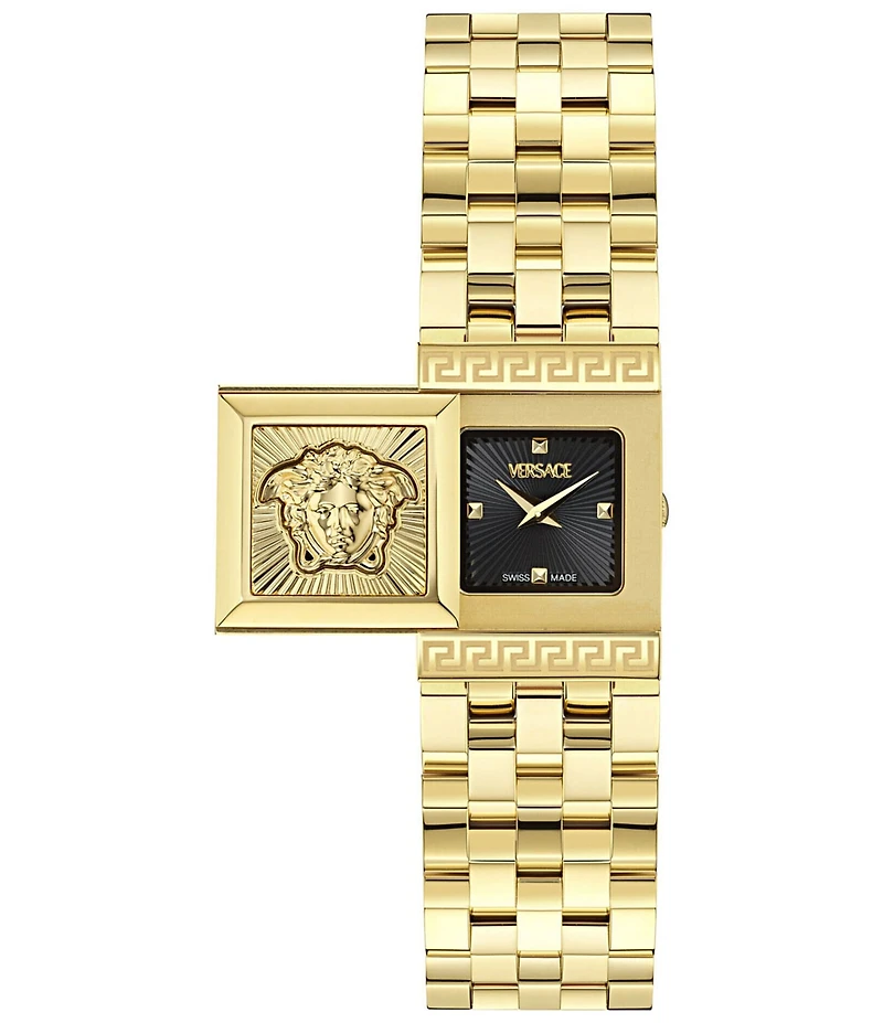 Versace Women's Versace Reveal Analog Gold Tone Stainless Steel Bracelet Watch