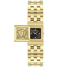 Versace Women's Versace Reveal Analog Gold Tone Stainless Steel Bracelet Watch