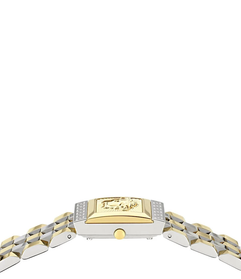 Versace Women's Versace Reveal Analog Two Tone Stainless Steel Bracelet Watch