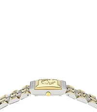 Versace Women's Versace Reveal Analog Two Tone Stainless Steel Bracelet Watch