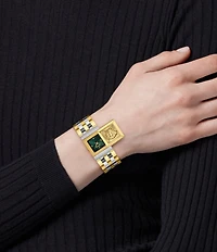 Versace Women's Versace Reveal Analog Two Tone Stainless Steel Bracelet Watch