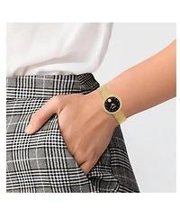 Versus By Versace Women's Lea Crystal Analog Stainless Steel Mesh Bracelet Watch