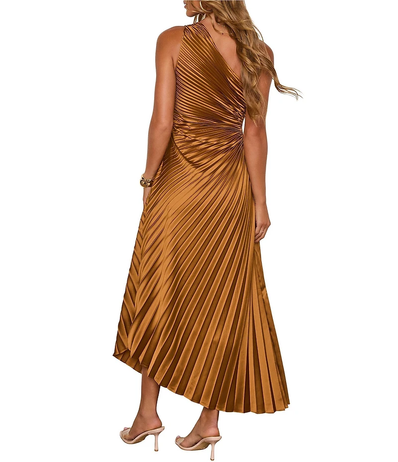 VICI Collection Asymmetrical Maxi Dress
