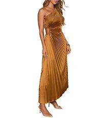 VICI Collection Asymmetrical Maxi Dress