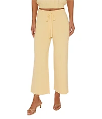 VICI Collection Coordinating High Waist Straight Leg Knit Pants