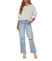 VICI Collection Cropped Sweater