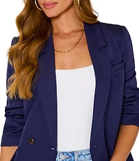 VICI Collection Double Breasted Button Front Blazer