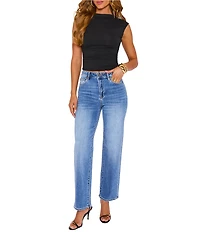 VICI Collection Knit Cap Sleeve Ruched Top