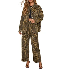 VICI Collection Leopard Influencer Coordinating Jacket