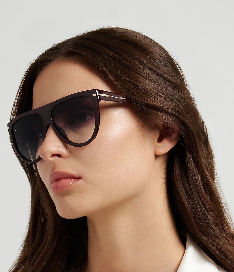 Victoria Beckham Women's 1004S 60mm Shield Sunglasses