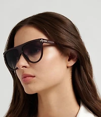 Victoria Beckham Women's 1004S 60mm Shield Sunglasses