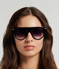 Victoria Beckham Women's 1004S 60mm Shield Sunglasses