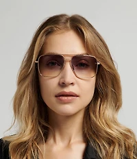 Victoria Beckham Women's 1007SBB 57mm Navigator Blue Block Sunglasses