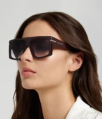 Victoria Beckham Women's 7000S 59mm Rectangle Gradient Sunglasses