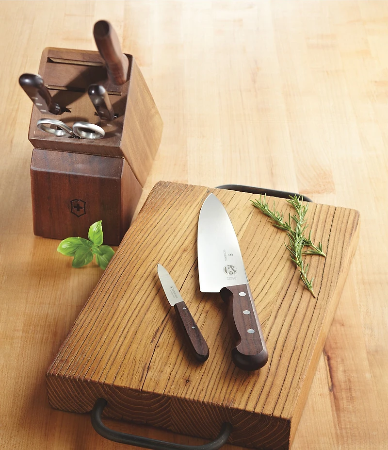 Victorinox 7-Piece Wood Cutlery & Block Set