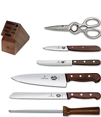 Victorinox 7-Piece Wood Cutlery & Block Set