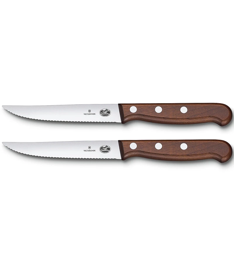 Victorinox Wood Steak Knife Set, 2-Piece
