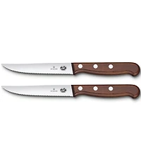 Victorinox Wood Steak Knife Set, 2-Piece