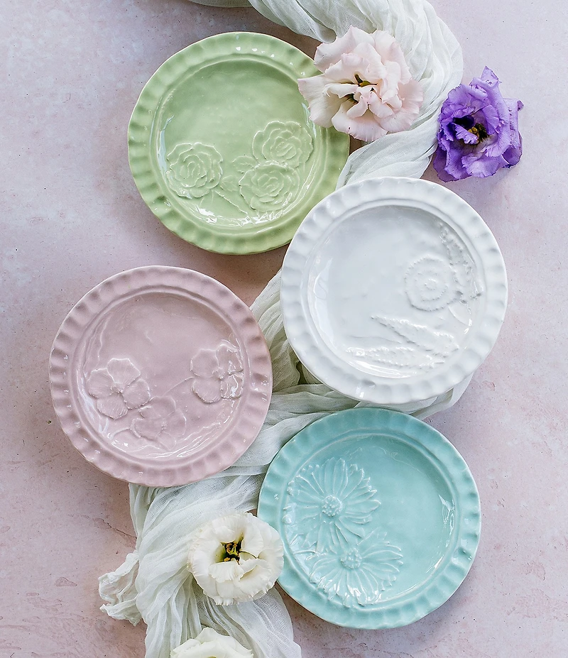 VIETRI Pietra Fiori Collection Canape Plate