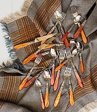 VIETRI Aladdin Antique 5-Piece Stainless Steel Flatware Set