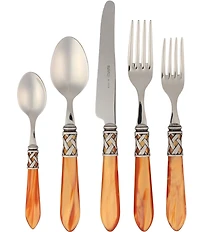 VIETRI Aladdin Antique 5-Piece Stainless Steel Flatware Set