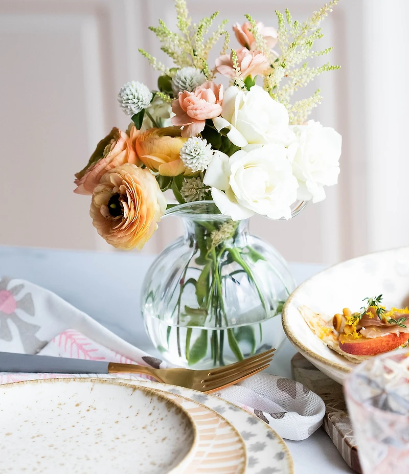 VIETRI Ares Oro & Light Grey Five-Piece Place Setting