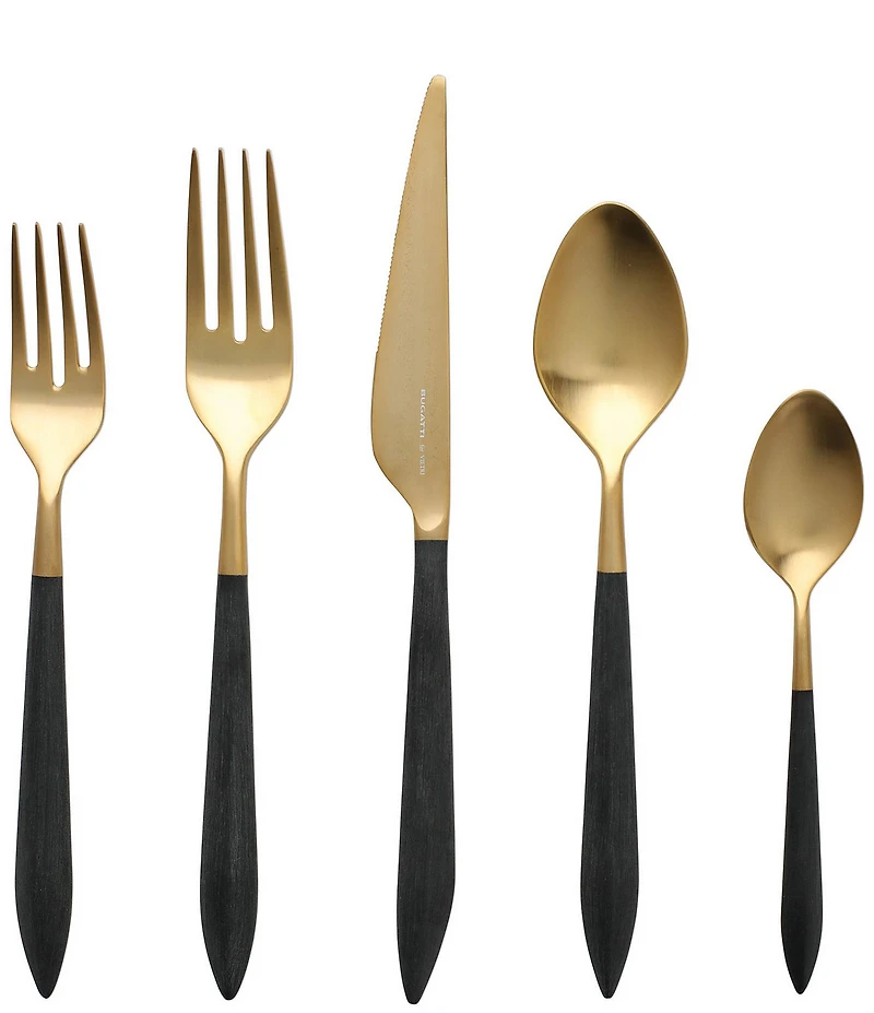 VIETRI Ares Oro & Light Grey Five-Piece Place Setting