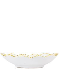 VIETRI Arezzo Collection Yellow Oval Bowl