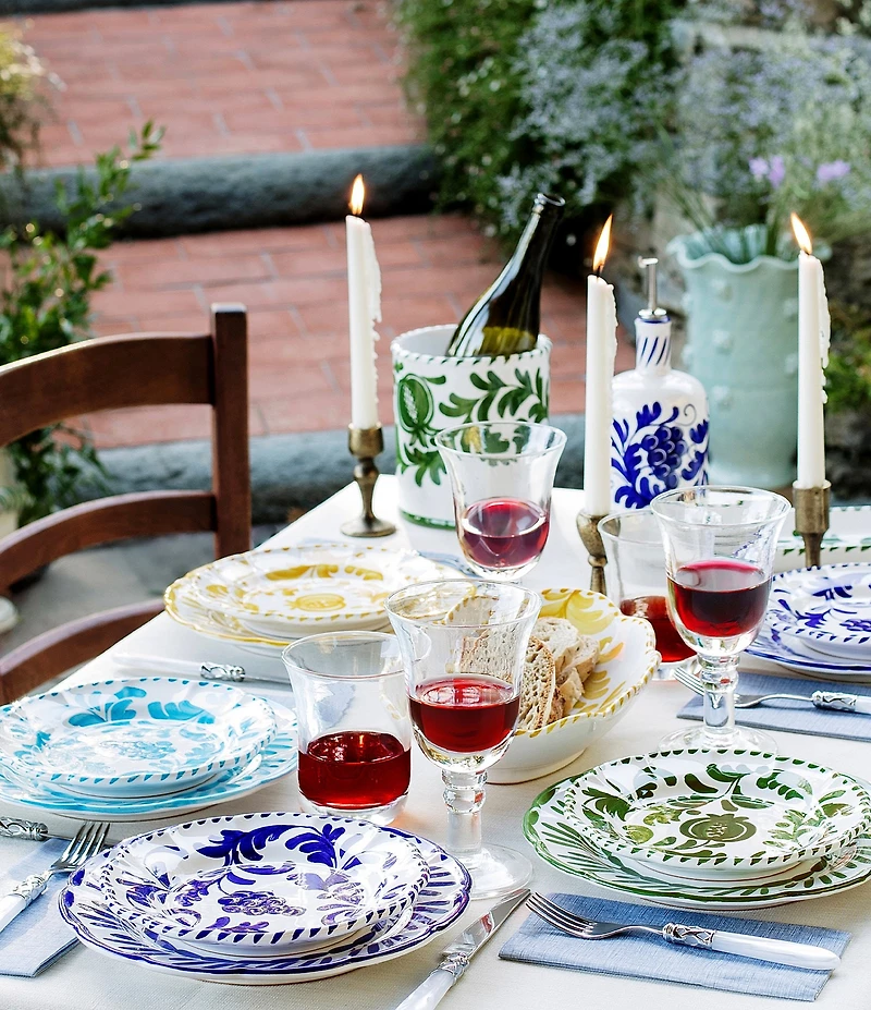 VIETRI Arezzo Collection Yellow Oval Bowl