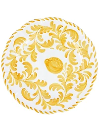 VIETRI Arezzo Yellow Round Platter