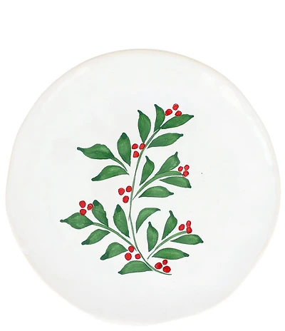 VIETRI Aria Holiday Cocktail Plate